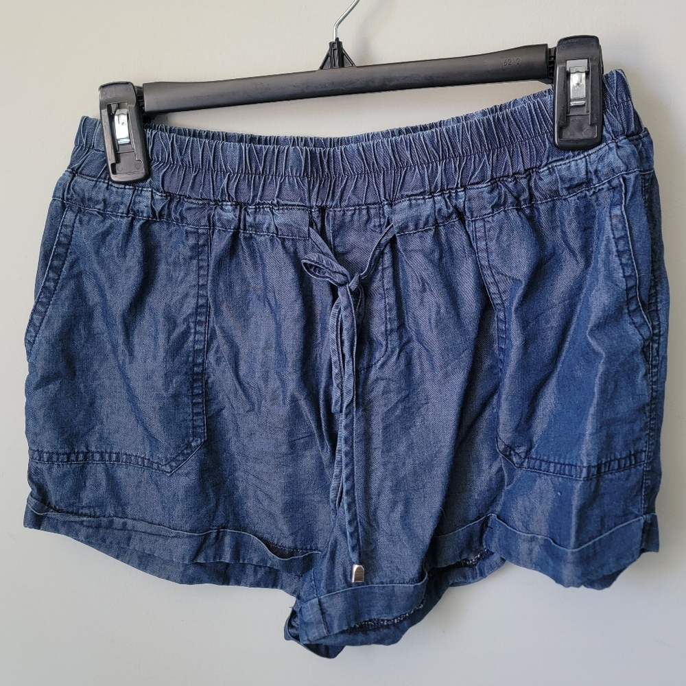 Sadie & Sage Paolina Chambray Short Size Small